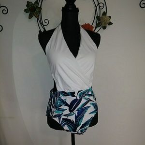 Cocoship One piece halter Bathing suit . Size 12